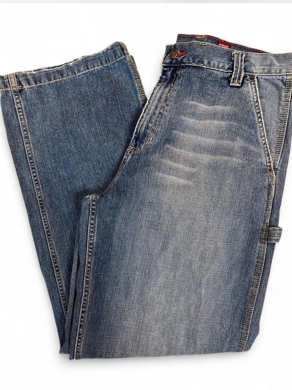 Vintage 90s Aeropostale Authentic Worker Carpenter Jeans Baggy Loose 36/32